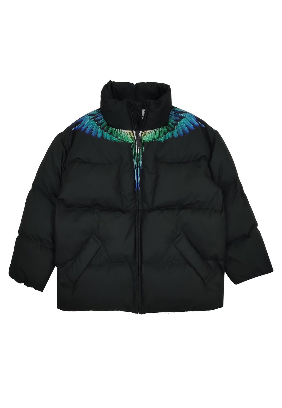 ViaMonte Shop | Marcelo Burlon giubbino nero bambino in nylon