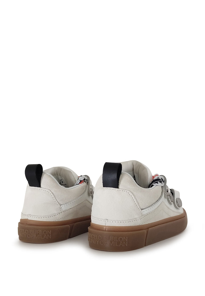 Marcelo Burlon sneakers bianche bambino ViaMonte Shop