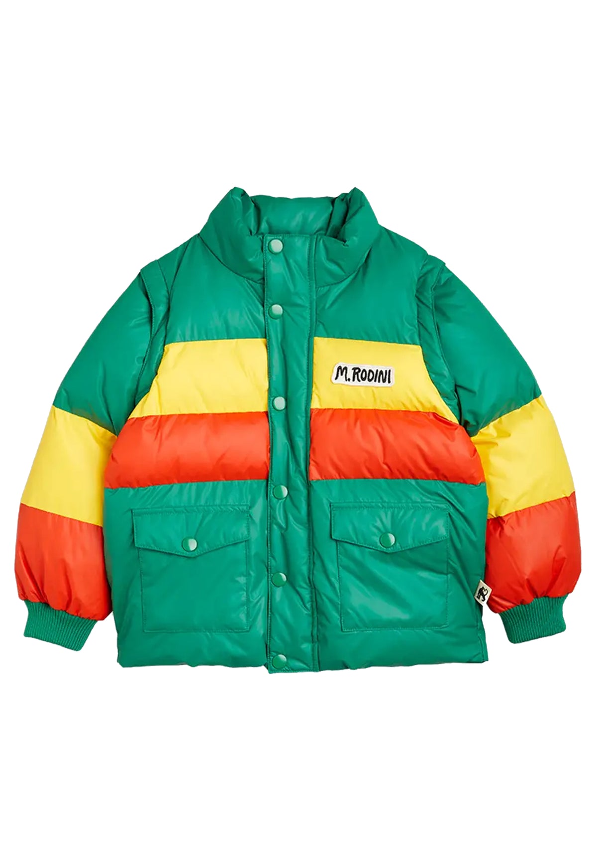 ViaMonte Shop | Mini Rodini giubbino verde bambino