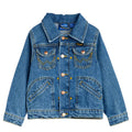 ViaMonte Shop | Mini Rodini giubbino blu bambina in denim