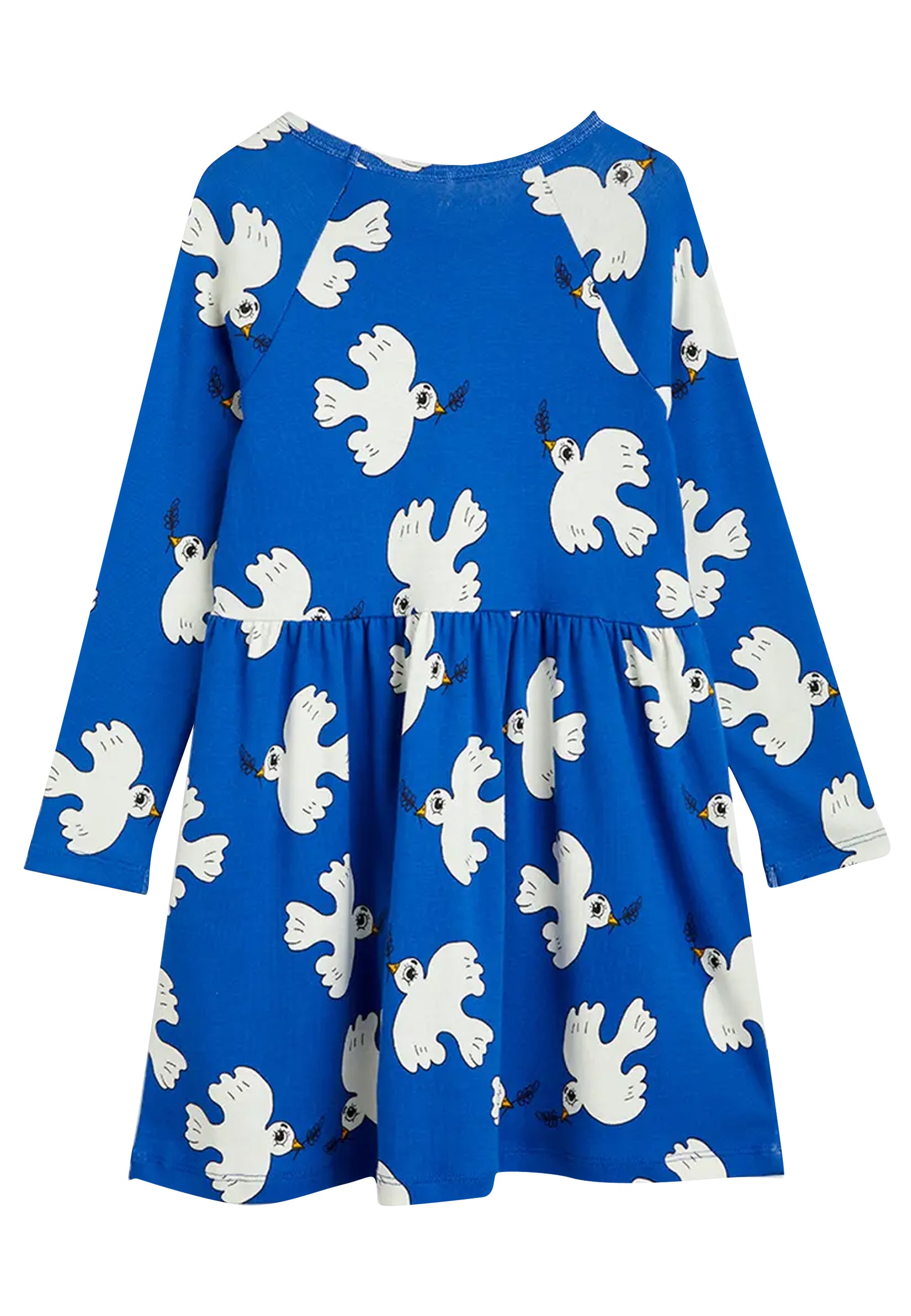 ViaMonte Shop | Mini Rodini vestito blu bambina in cotone