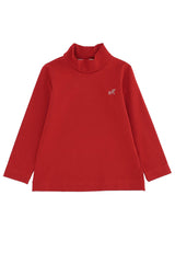 ViaMonte Shop | Monnalisa lupetto rosso in jersey elasticizzato