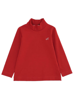 ViaMonte Shop | Monnalisa lupetto rosso in jersey elasticizzato