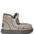 ViaMonte Shop | Mou kid eskimo stivaletti grigi bambina in pelle scamosciata