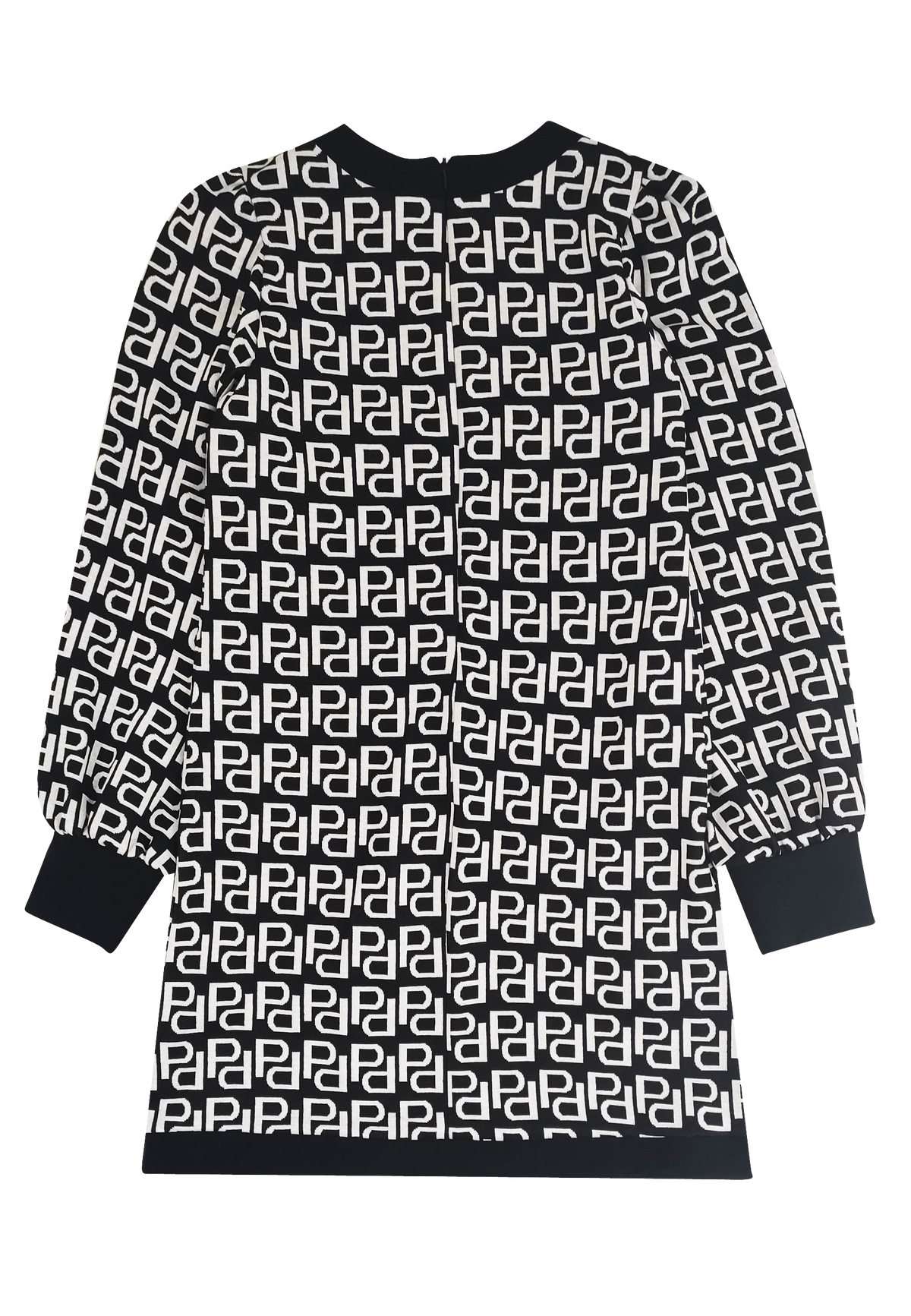 ViaMonte Shop | Pinko vestito nero/bianco bambina in viscosa