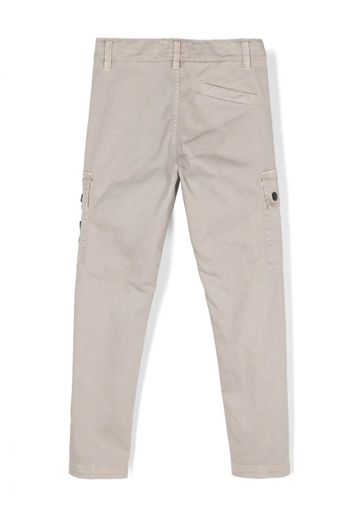 ViaMonte Shop | Stone Island pantalone beige bambino in cotone