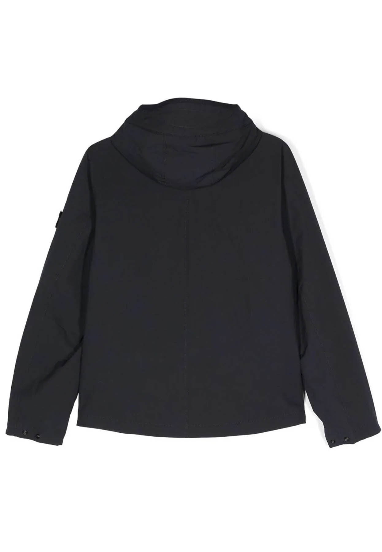 ViaMonte Shop | Stone Island giubbino blu bambino in tessuto tecnico