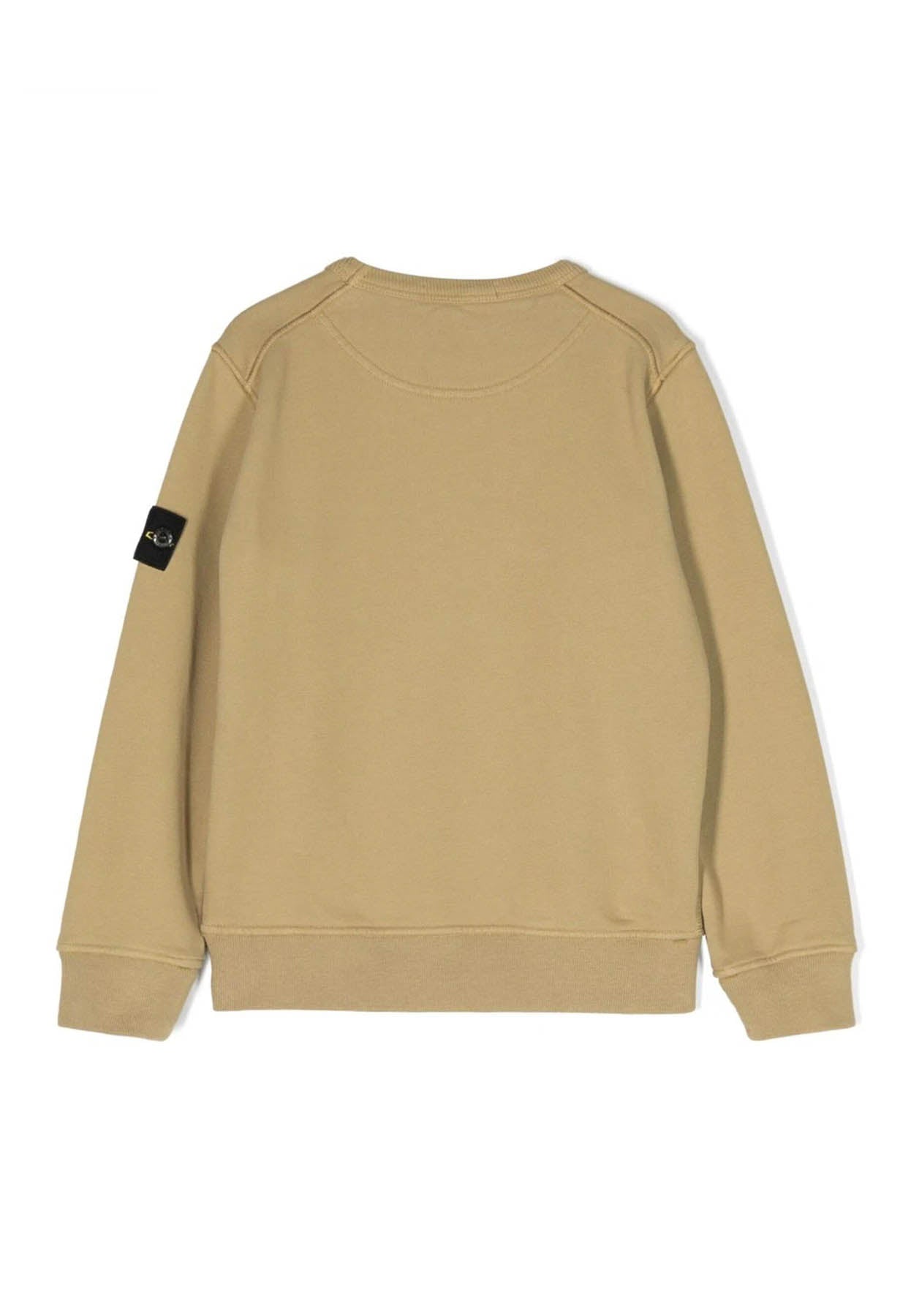 ViaMonte Shop | Stone Island felpa verde cachi bambino in cotone