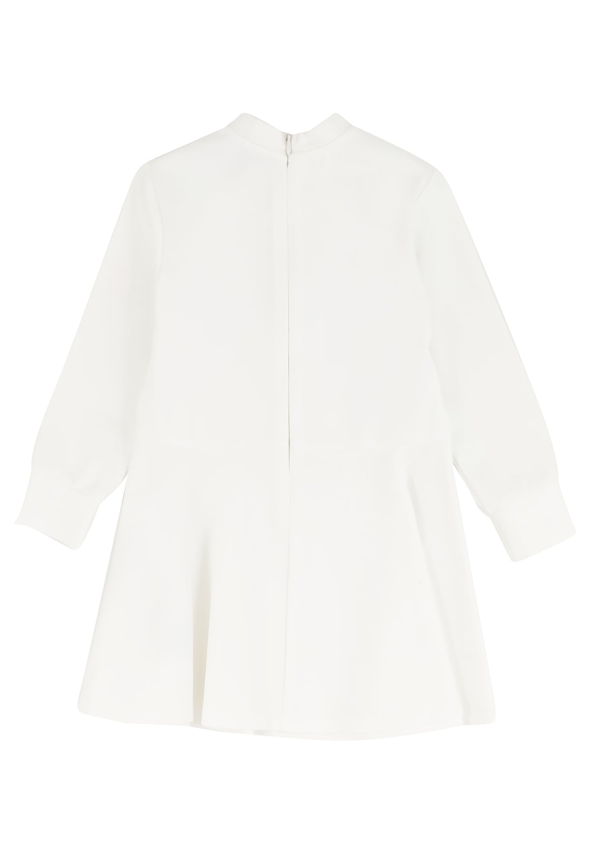 ViaMonte Shop | Twinset vestito bianco bambina in misto viscosa