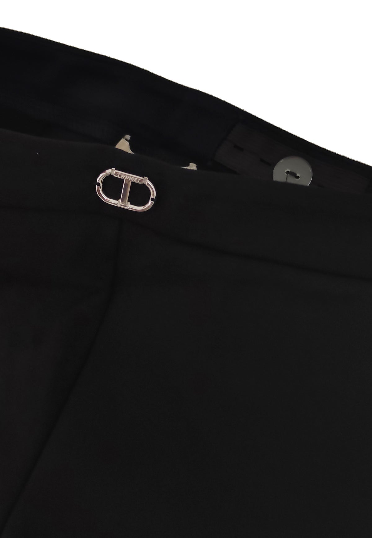ViaMonte Shop | Twinset pantalone nero bambina in viscosa