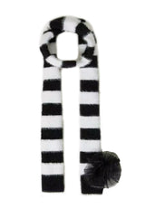 ViaMonte Shop | Twinset sciarpa bianco/nera bambina