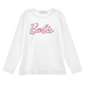 ViaMonte Shop | Barbie t-shirt bianca bambina in cotone