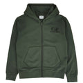 ViaMonte Shop | C.P. Company felpa verde bambino in cotone