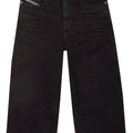 ViaMonte Shop | Diesel Kid pantalone nero bambina in cotone
