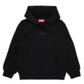 ViaMonte Shop | Diesel felpa nera bambina in cotone