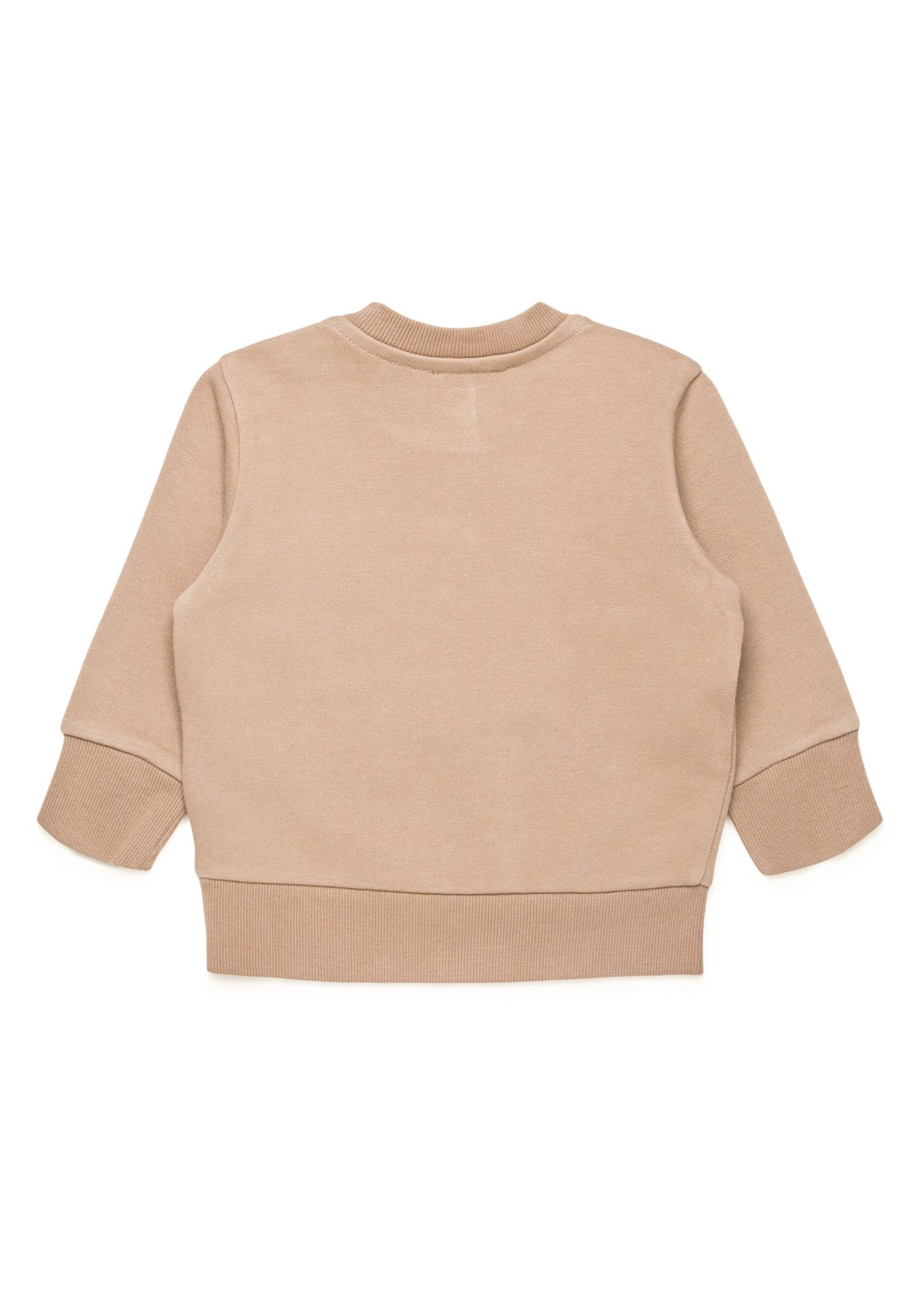ViaMonte Shop | Diesel felpa beige neonato in cotone