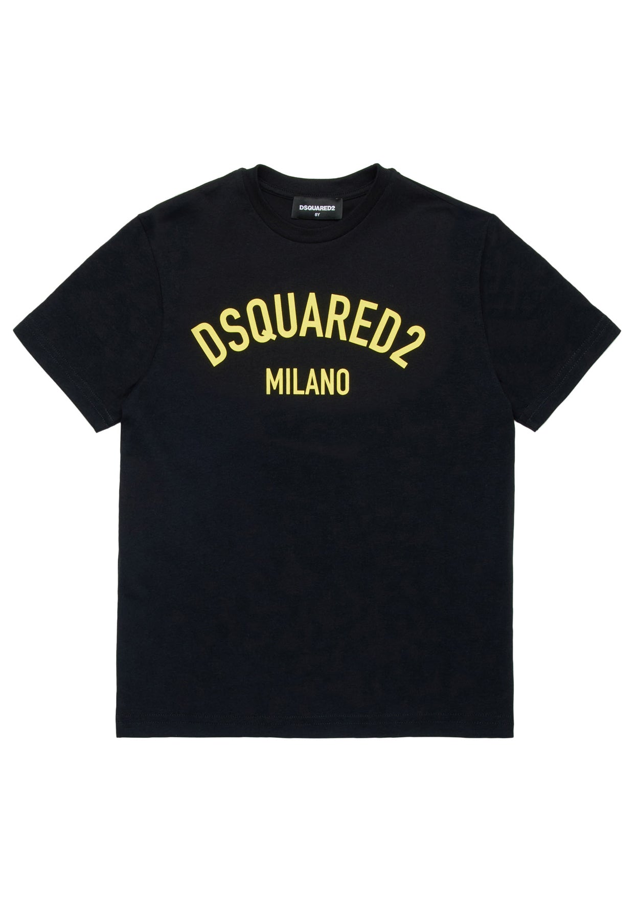ViaMonte Shop | Dsquared2 t-shirt nera bambino in cotone