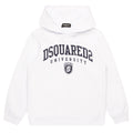 ViaMonte Shop | Dsquared2 felpa bianca bambino in cotone