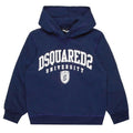 ViaMonte Shop | Dsquared2 felpa blu bambino in cotone