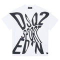 ViaMonte Shop | Dsquared2 t-shirt bianca bambino in cotone