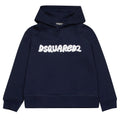 ViaMonte Shop | Dsquared2 felpa blu bambino in cotone