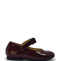 ViaMonte Shop | Elisabetta Franchi ballerine bordeaux bambina in vernice
