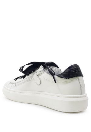 ViaMonte Shop | Elisabetta Franchi sneakers bianca bambina in pelle