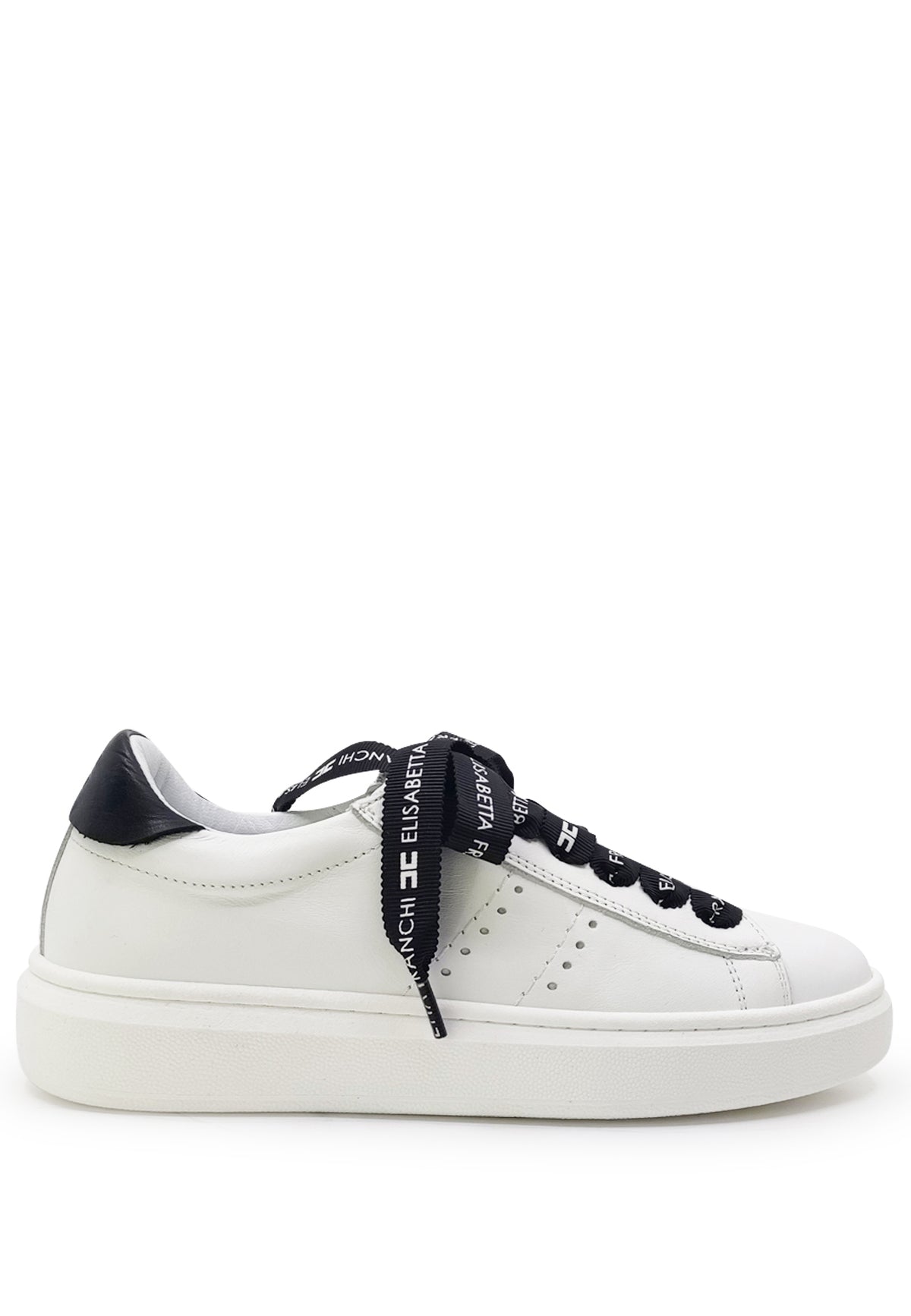 ViaMonte Shop | Elisabetta Franchi sneakers bianca bambina in pelle
