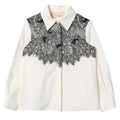 ViaMonte Shop | Elisabetta Franchi camicia bianca bambina in cotone