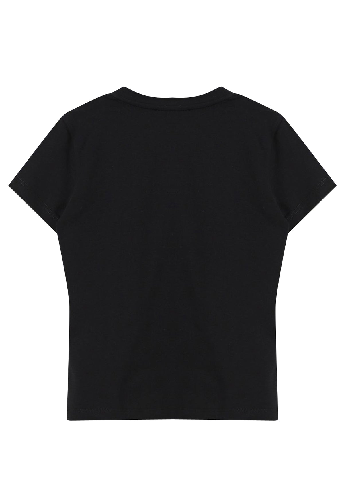ViaMonte Shop | Elisabetta Franchi t-shirt nera bambina in cotone