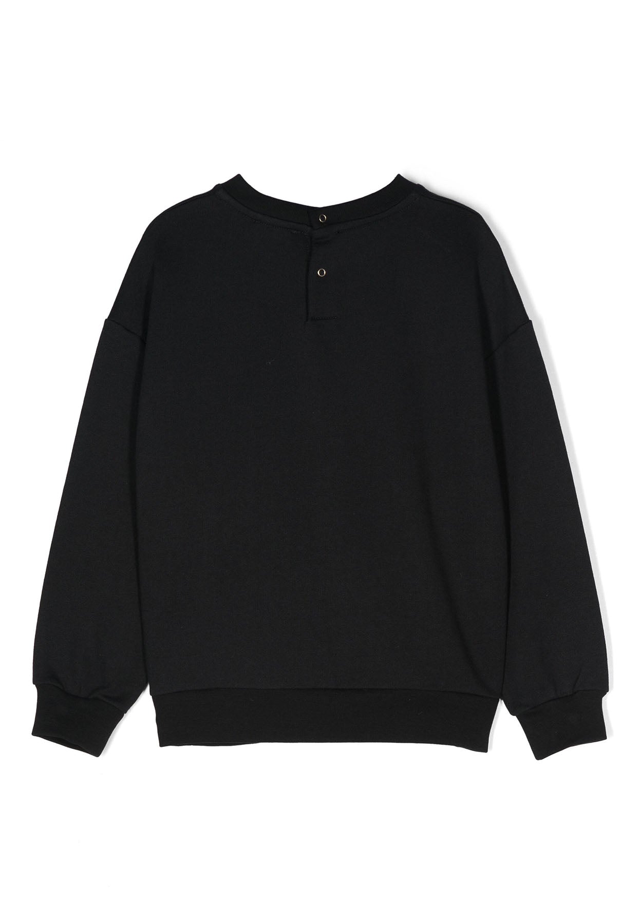 ViaMonte Shop | Elisabetta Franchi felpa nera bambina in cotone