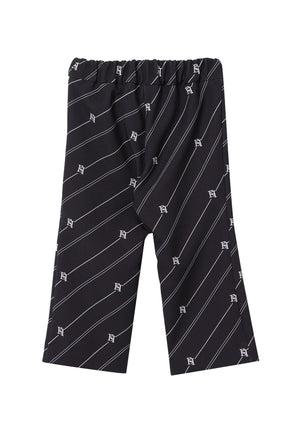 ViaMonte Shop | Elisabetta Franchi pantalone nero bambina in crepe
