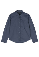 ViaMonte Shop | Emporio Armani camicia blu bambino in cotone