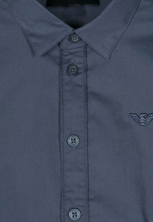 ViaMonte Shop | Emporio Armani camicia blu bambino in cotone