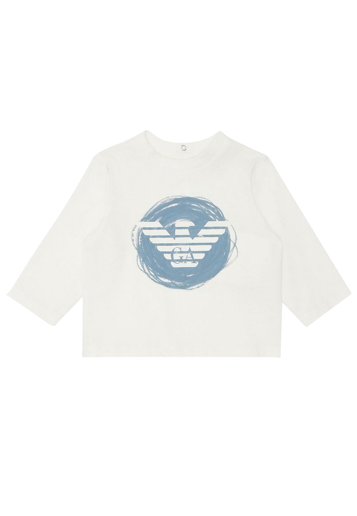 ViaMonte Shop | Emporio Armani t-shirt bianca neonato in cotone