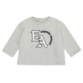 ViaMonte Shop | Emporio Armani t-shirt grigia neonato in cotone