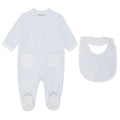 ViaMonte Shop | Emporio Armani completo celeste in jersey di cotone