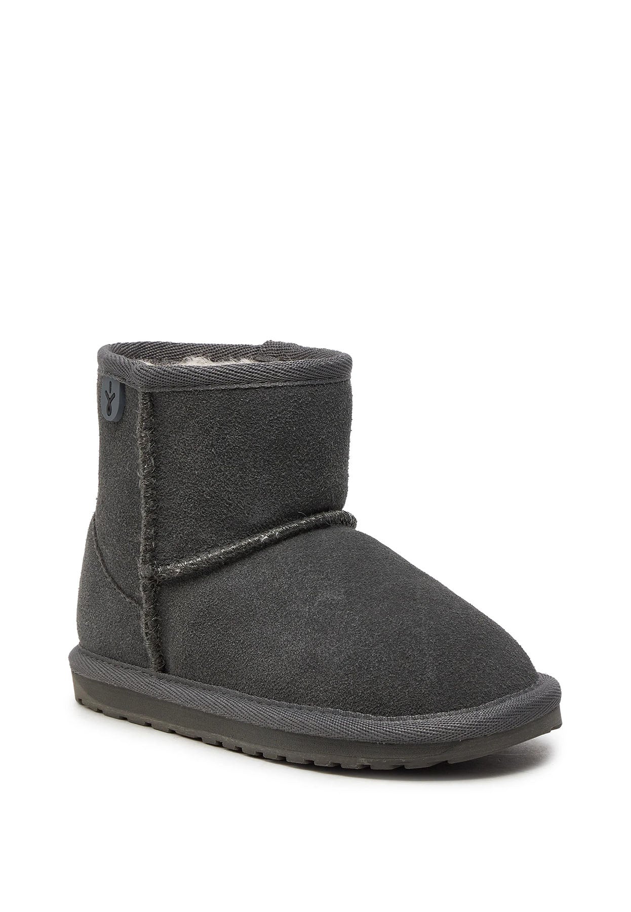 ViaMonte Shop | EMU Australia stivaletti wallaby mini grigi bambina in pelle scamosciata