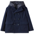 ViaMonte Shop | Il Gufo cappotto blu bambino in panno