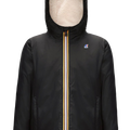 ViaMonte Shop | K-Way giubbino Le Vrai 3.0 Claude Orsetto nero bambino in nylon