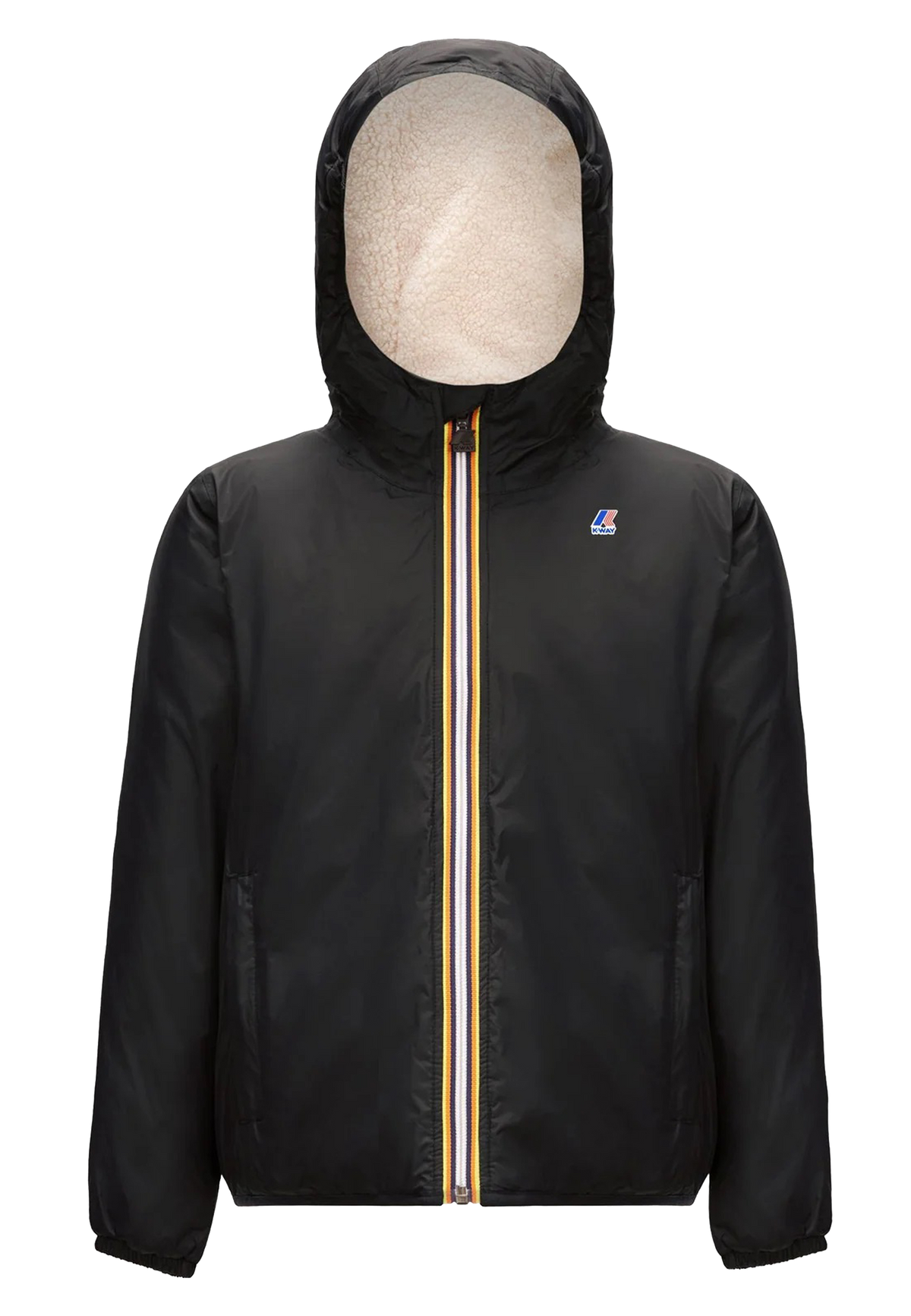 ViaMonte Shop | K-Way giubbino Le Vrai 3.0 Claude Orsetto nero bambino in nylon