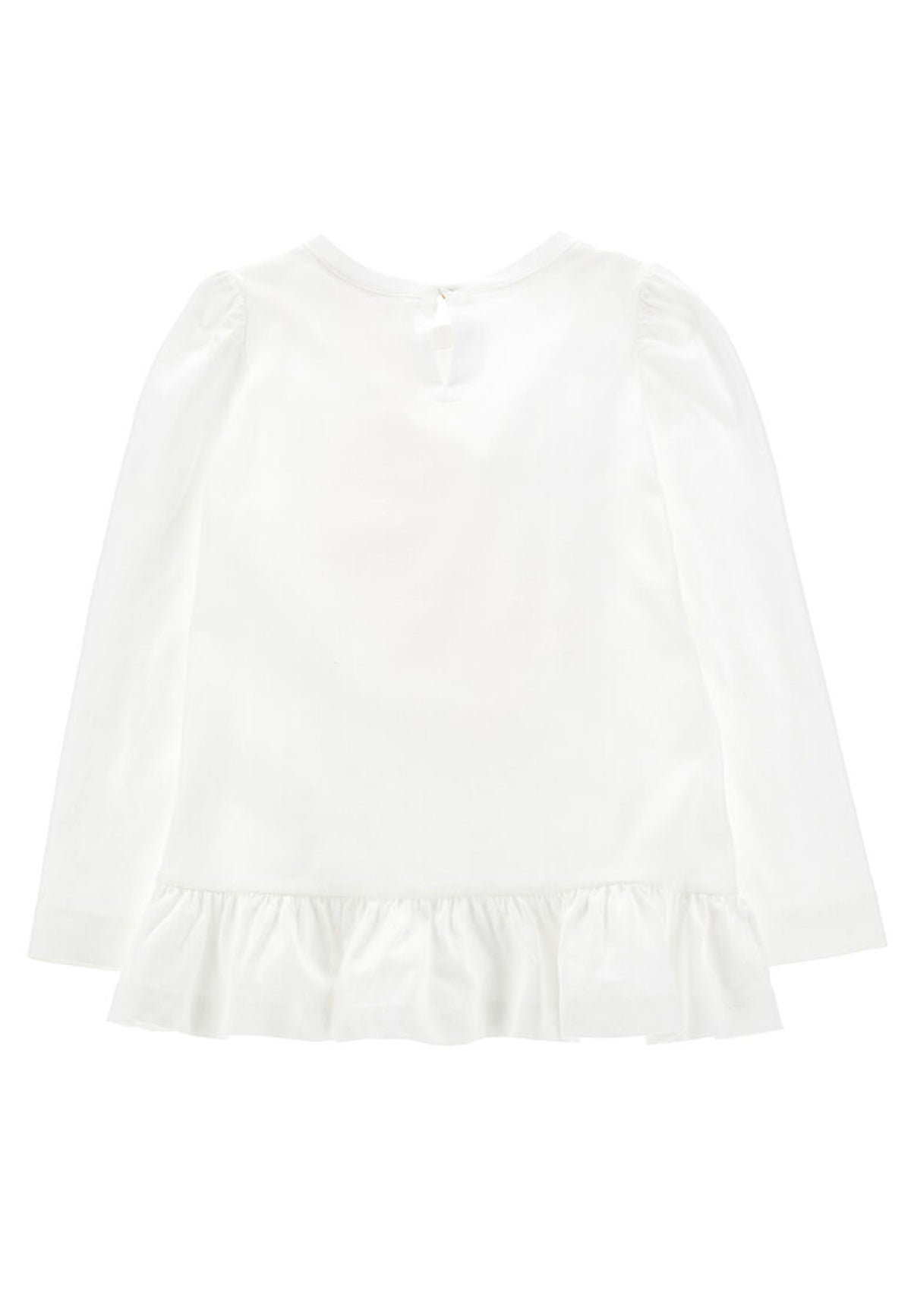 ViaMonte Shop | Monnalisa t-shirt bianca bambina in cotone