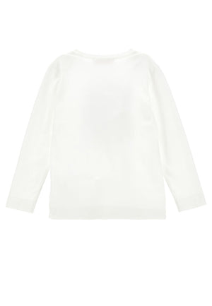 ViaMonte Shop | Monnalisa t-shirt bianca bambina in cotone