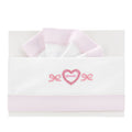 ViaMonte Shop | Monnalisa lenzuolino culla bianco neonata in cotone