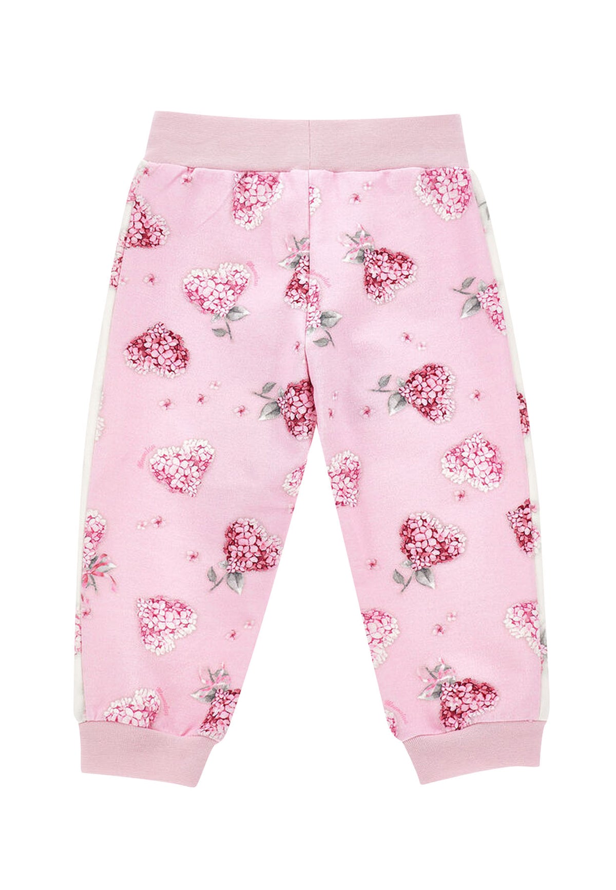 ViaMonte Shop | Monnalisa panalone sportivo rosa neonata in cotone