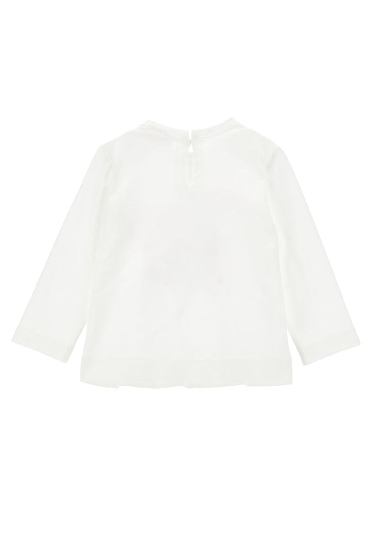 ViaMonte Shop | Monnalisa t-shirt bianca neonata in cotone