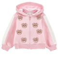 ViaMonte Shop | Monnalisa felpa rosa neonata in cotone
