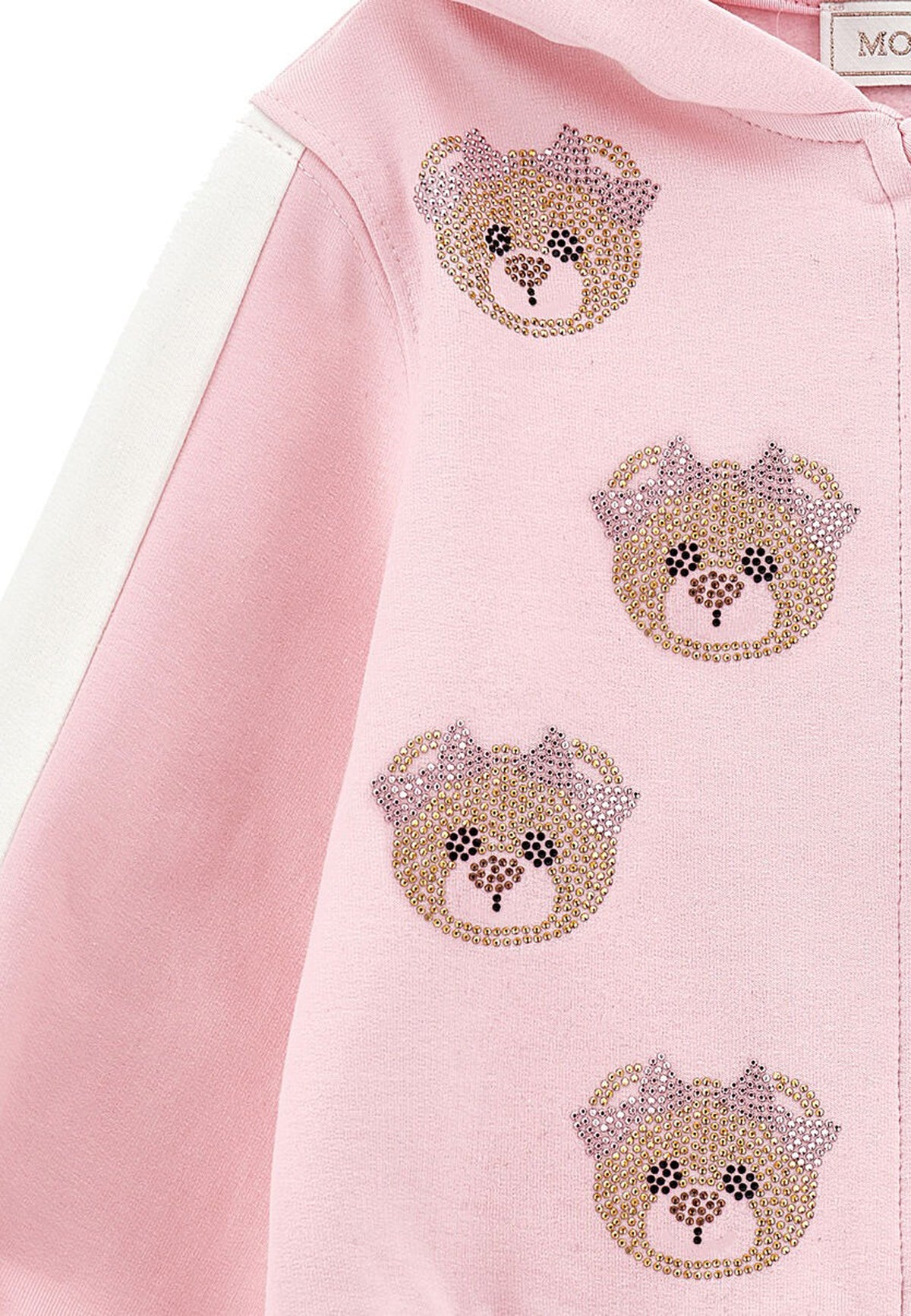 ViaMonte Shop | Monnalisa felpa rosa neonata in cotone
