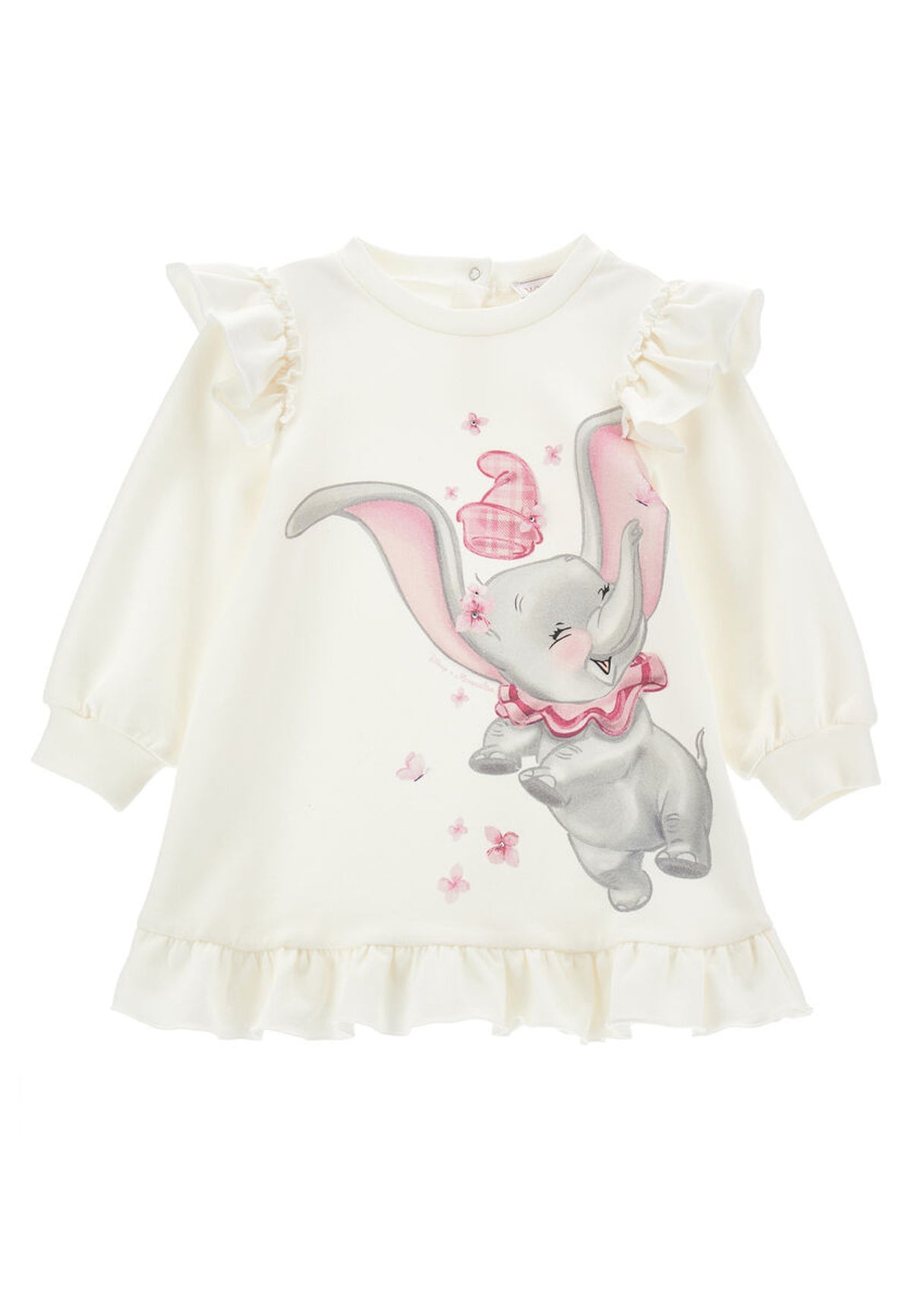 ViaMonte Shop | Monnalisa vestito bianco neonata in cotone