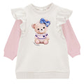 ViaMonte Shop | Monnalisa vestito bianco neonata in cotone